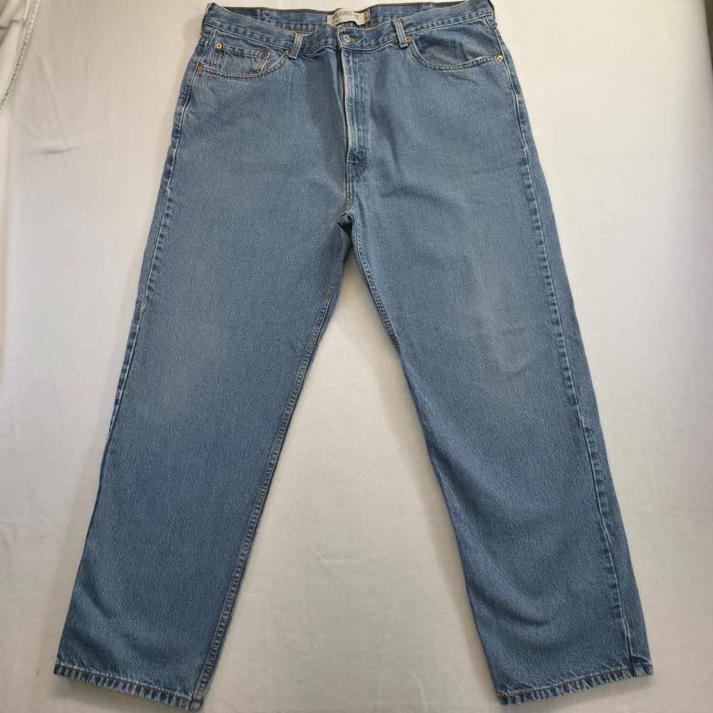 Levi's 550 Relaxed Fit‎ Men's Denim Blue Jeans Size 42X32 Actual 40X31